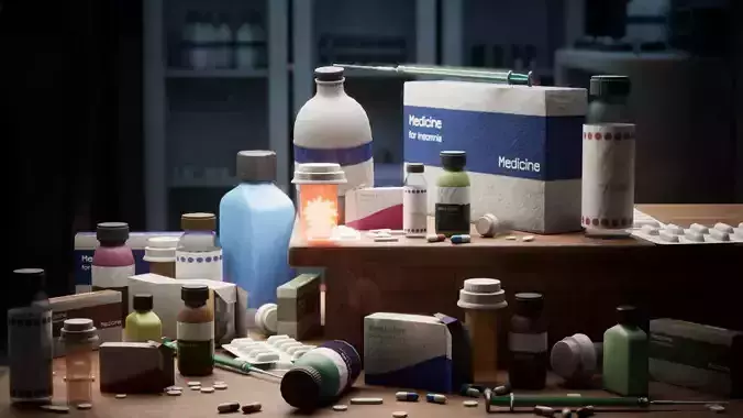 Medicine Props 30 Assets