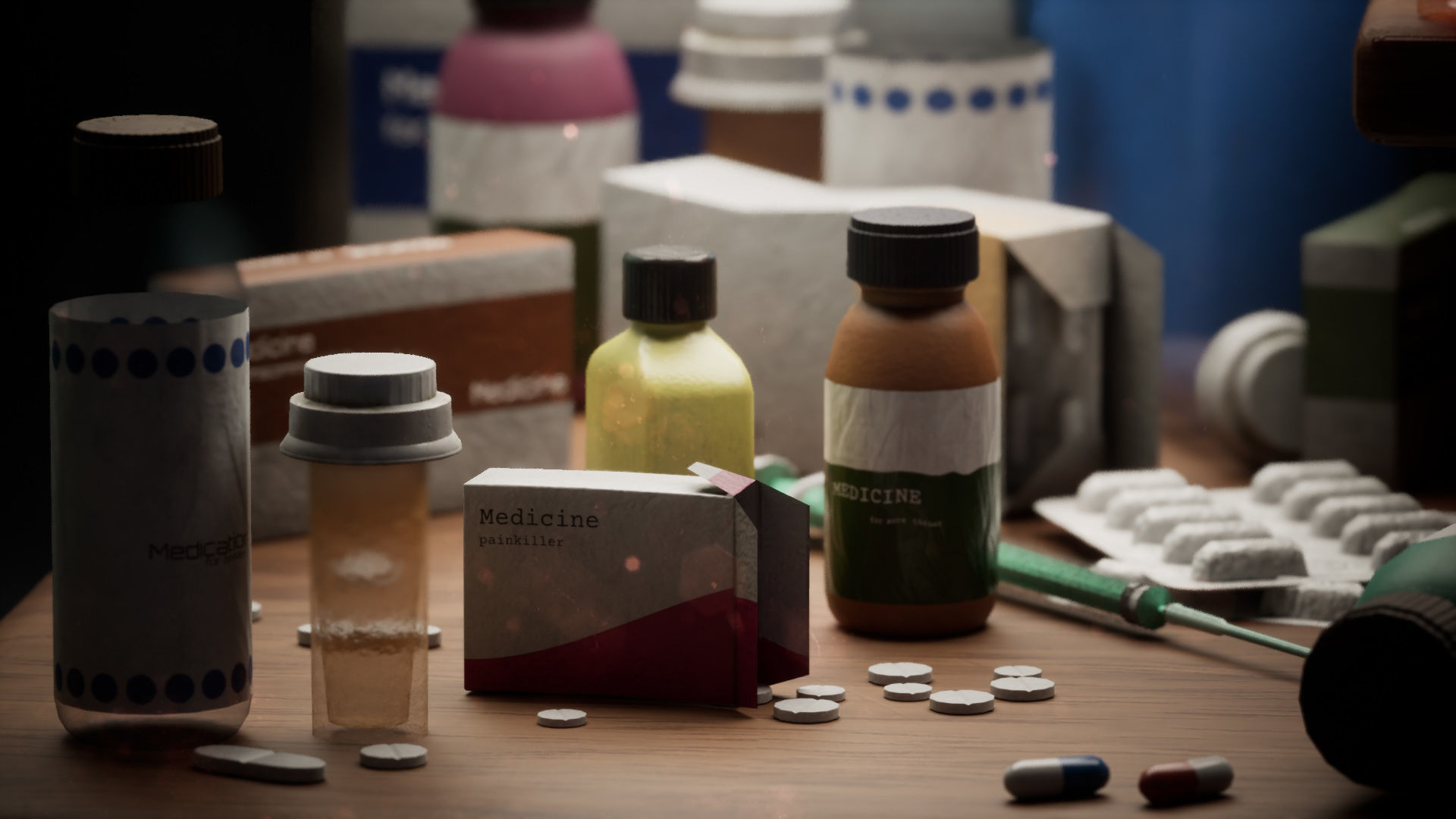 3D model Medicine Props 30 Assets VR / AR / low-poly | CGTrader