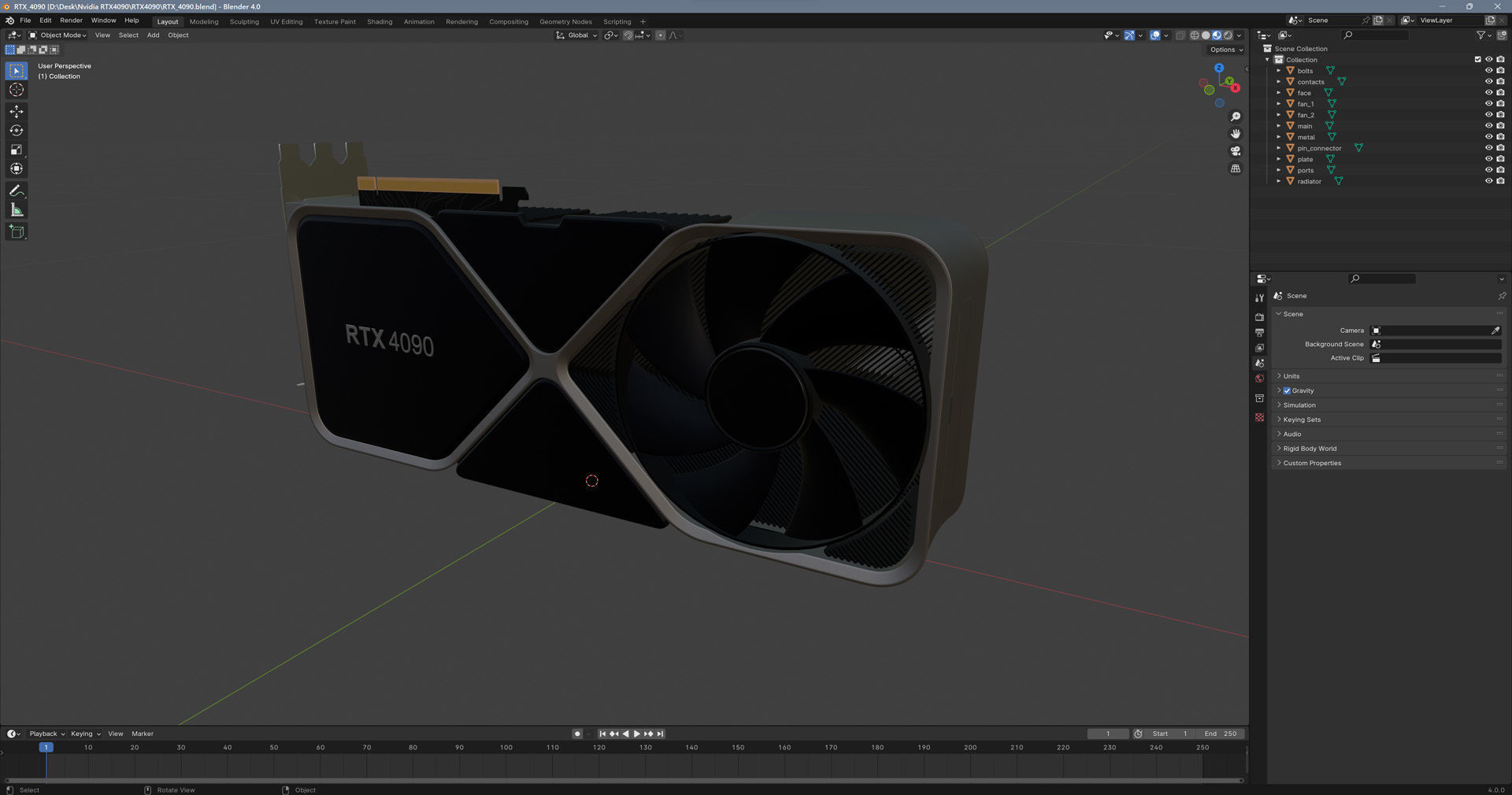 NVIDIA RTX 4090 3D model_12