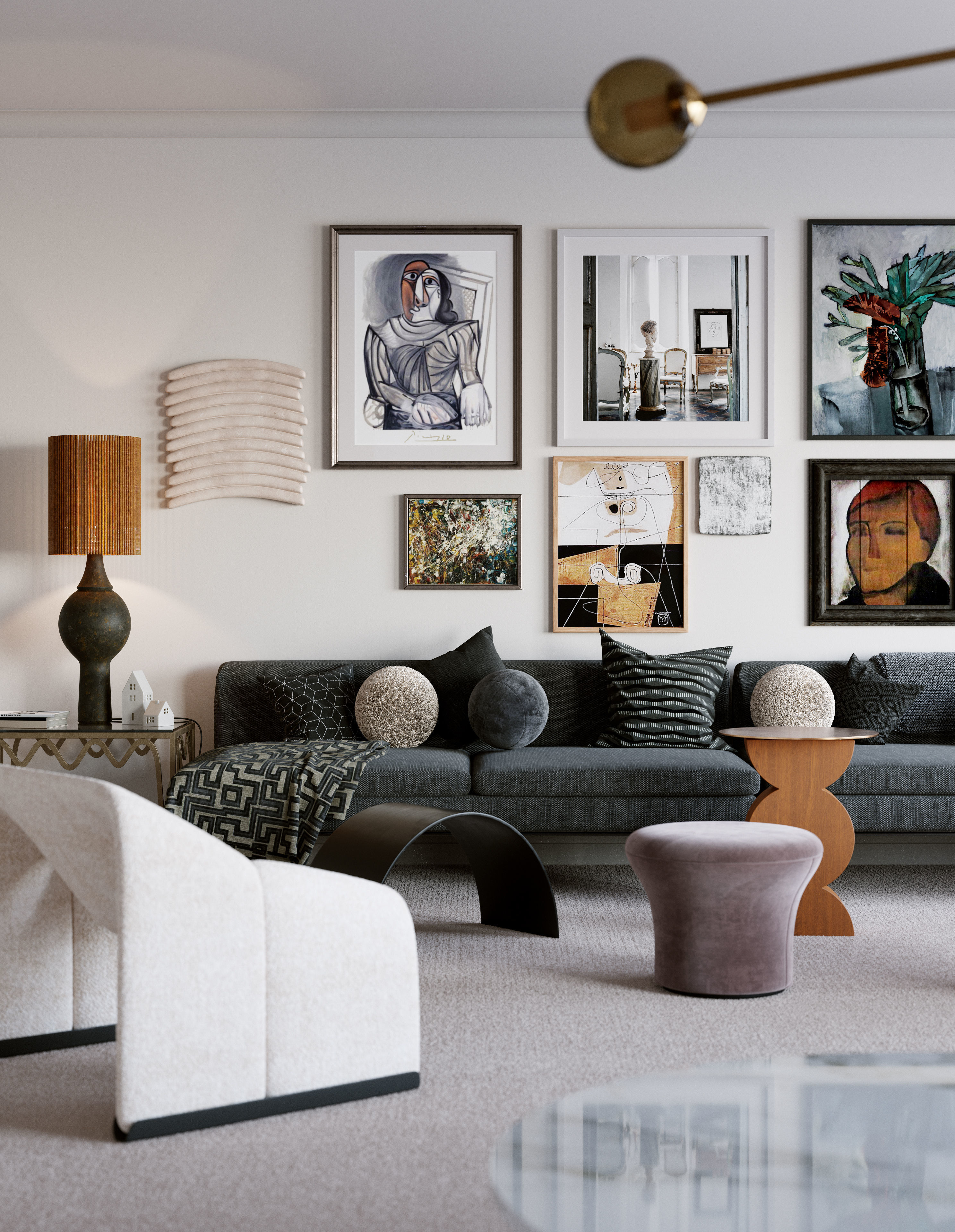 Caulfield North interior scene 3D model_2