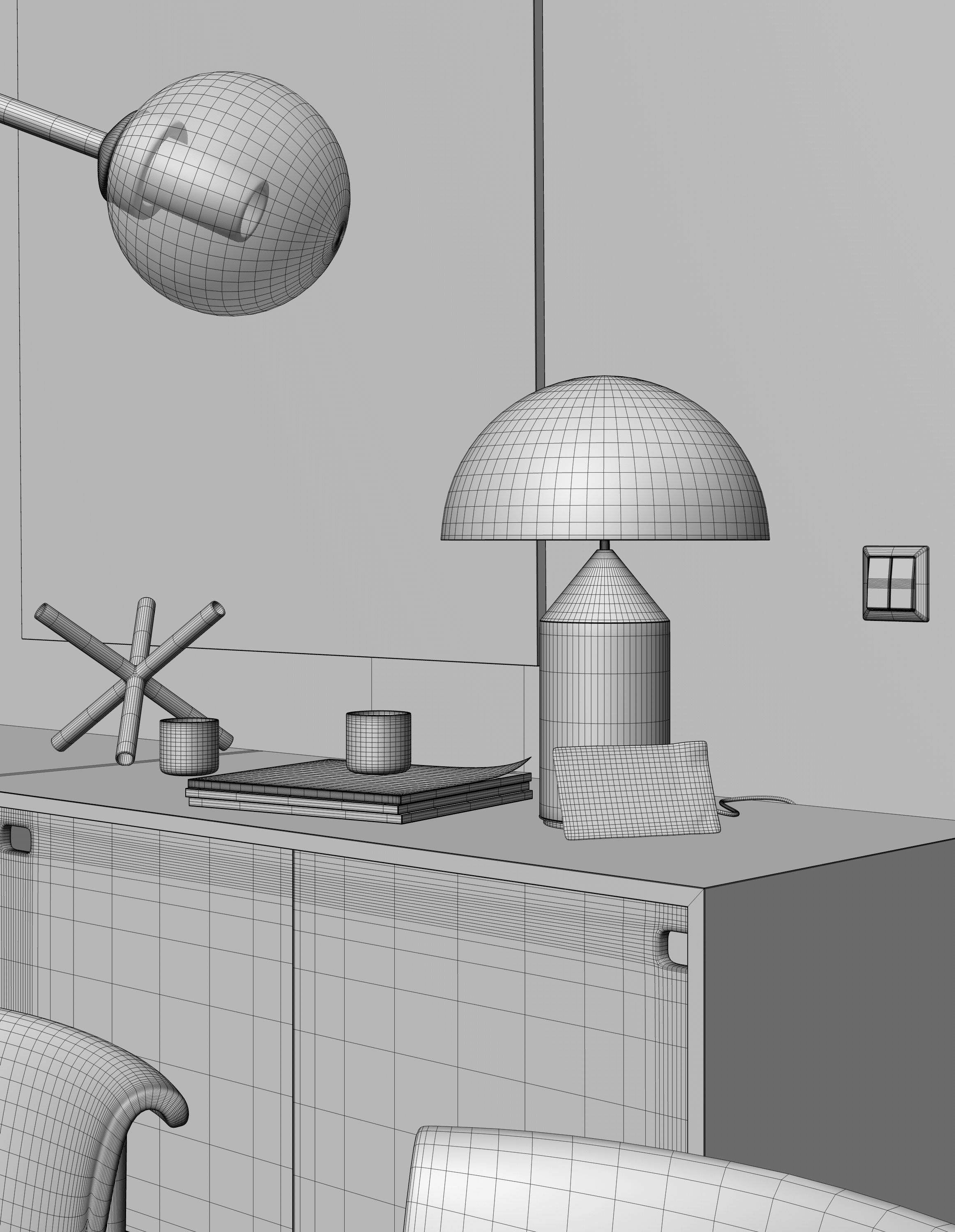 Caulfield North interior scene 3D model_15