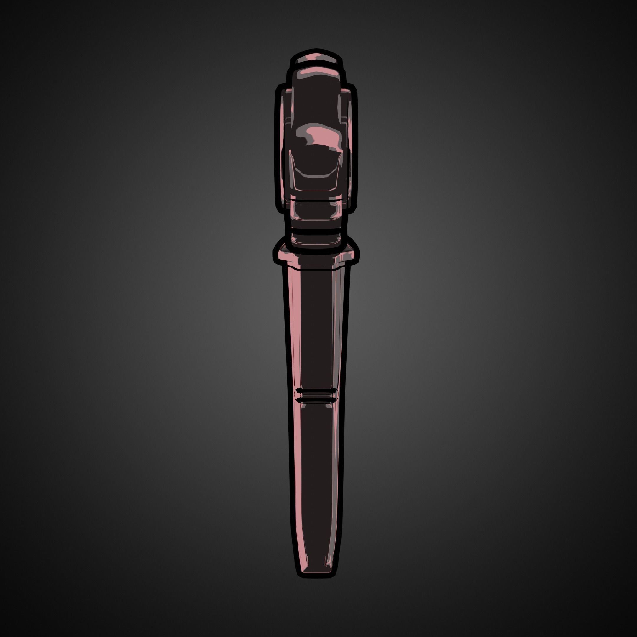 Hazbin Hotel Key for KeyChain 3D print model_8