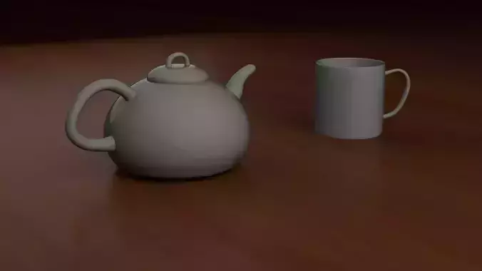 teapot  and cup