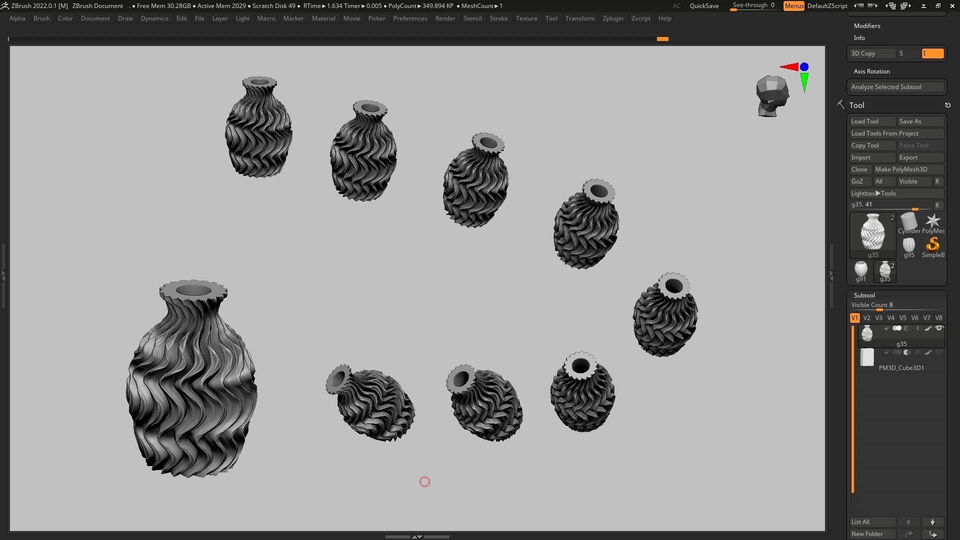 pot g35 3D print model 3D print model_16