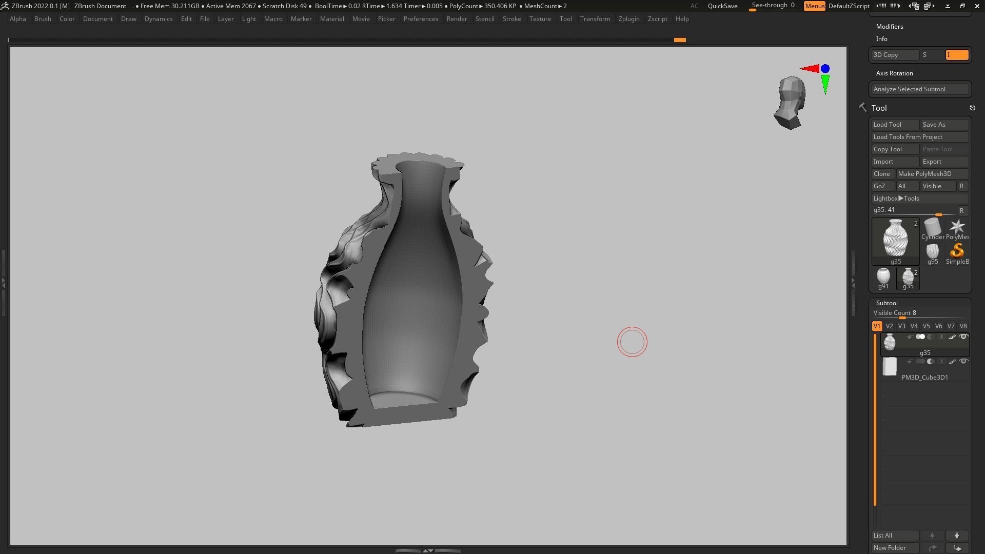 pot g35 3D print model 3D print model_12