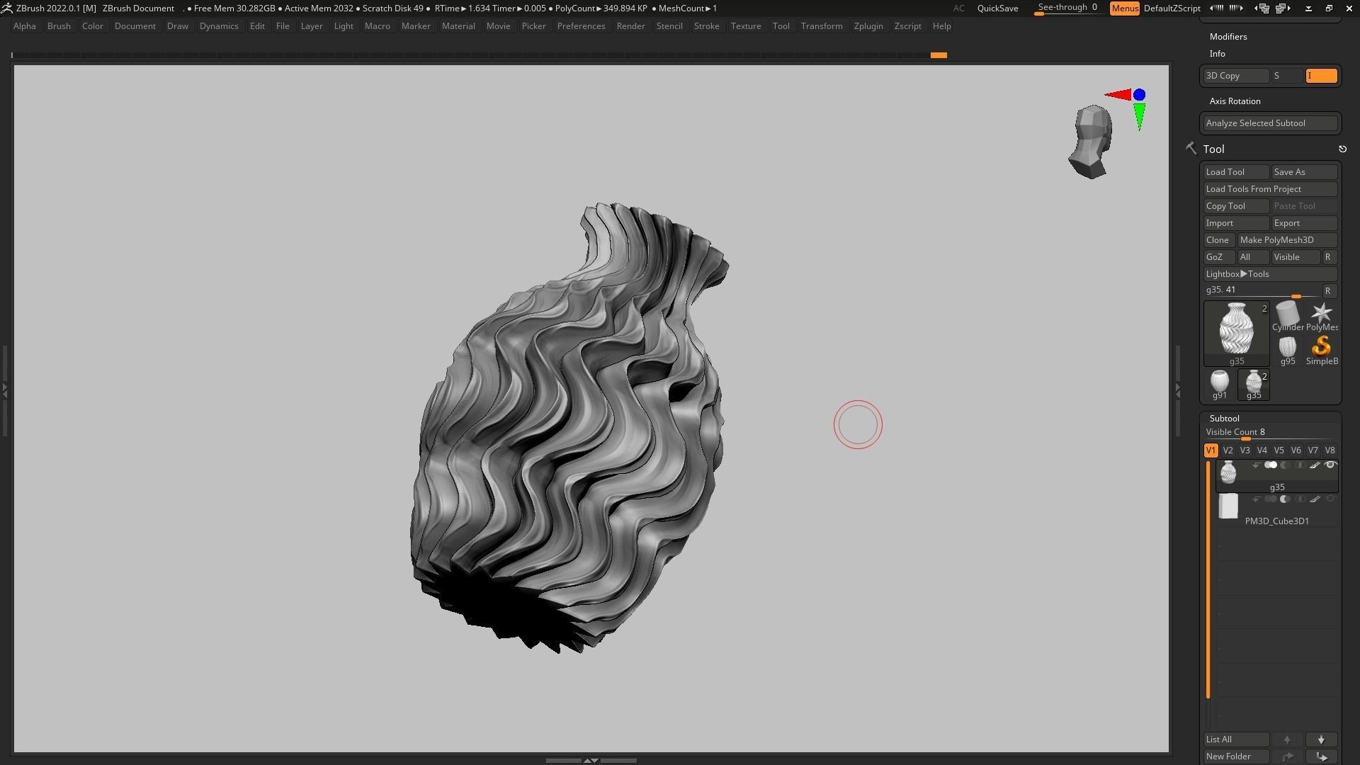 pot g35 3D print model 3D print model_5