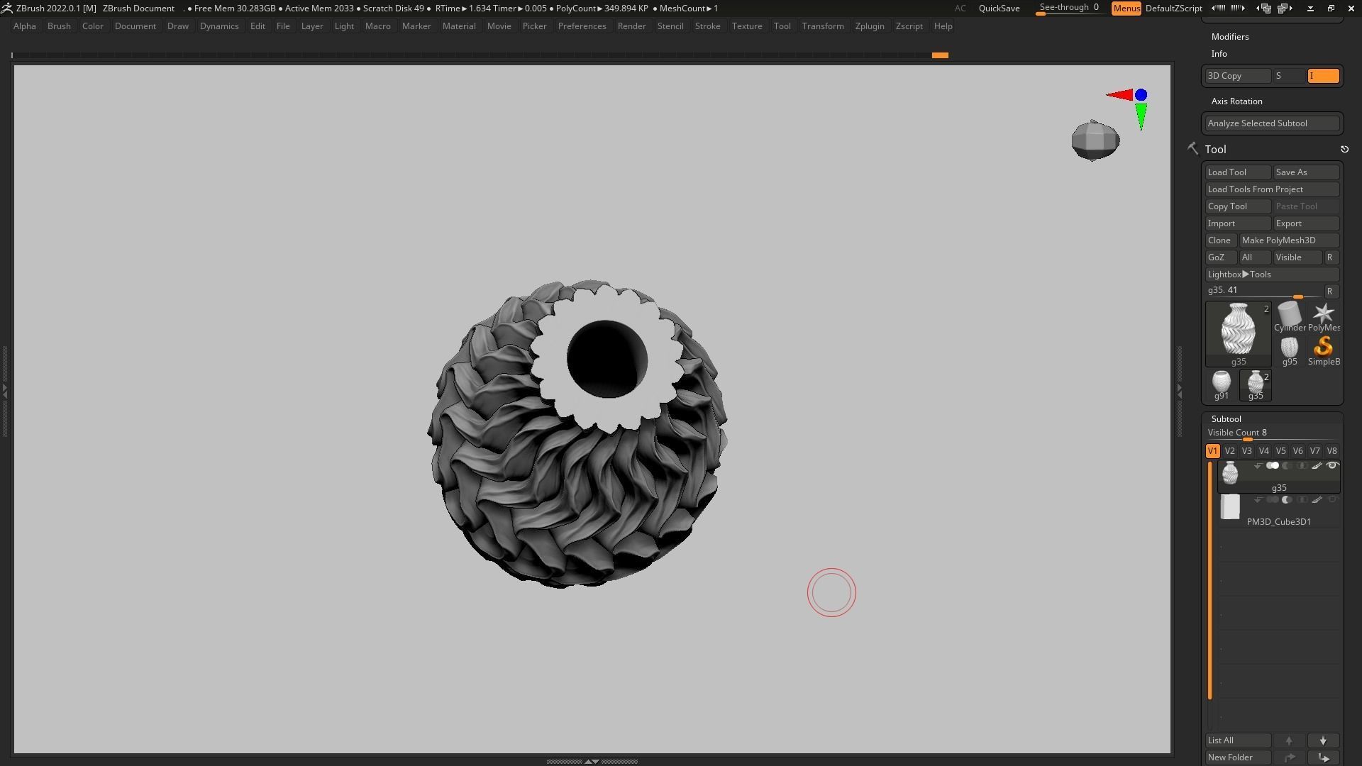 pot g35 3D print model 3D print model_10