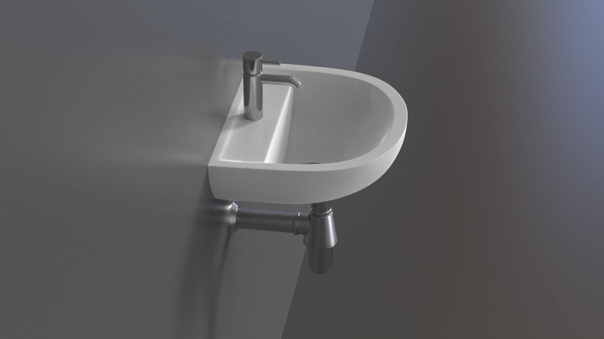 Basin Sink 27 3D model_9
