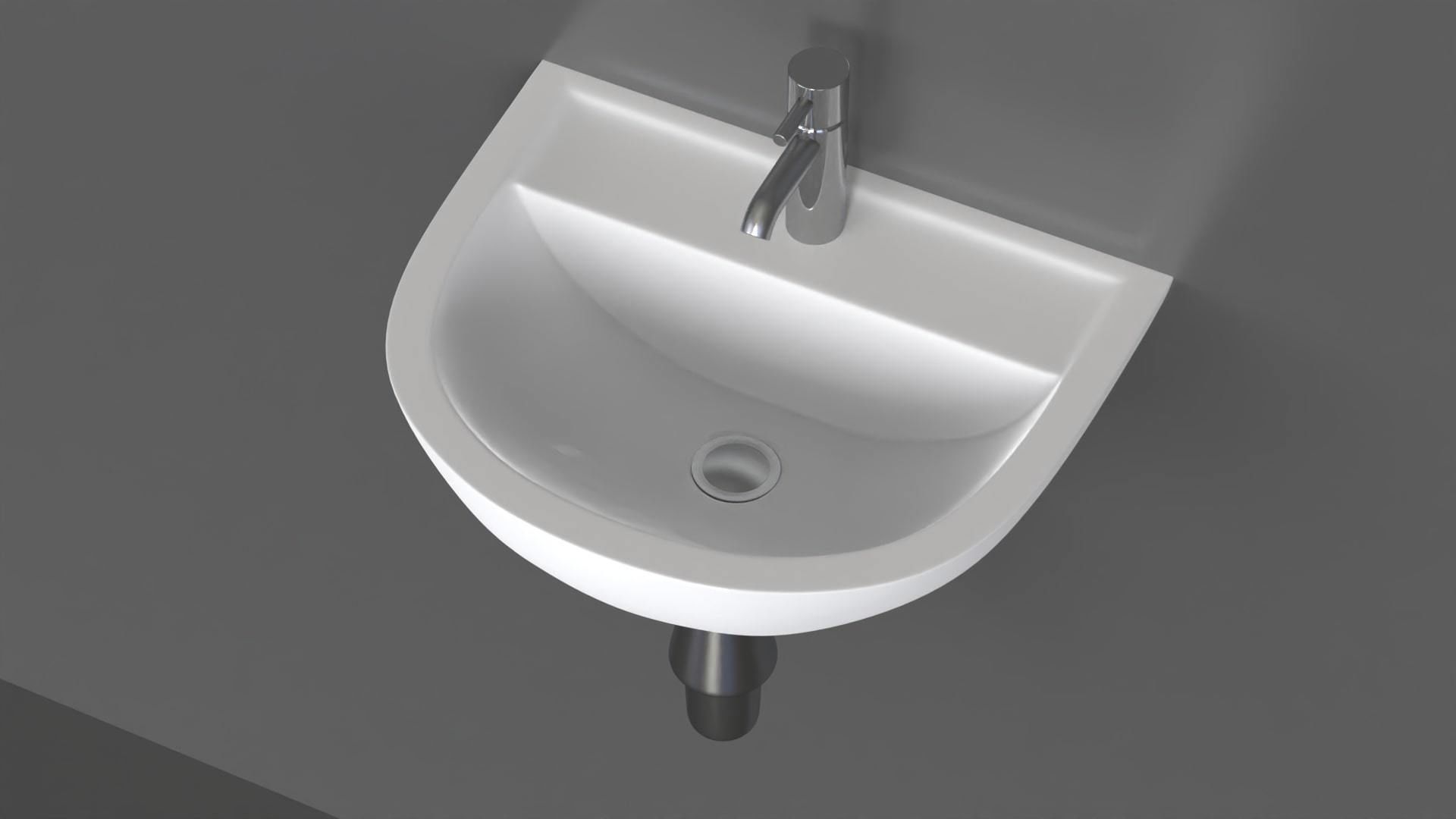 Basin Sink 27 3D model_3