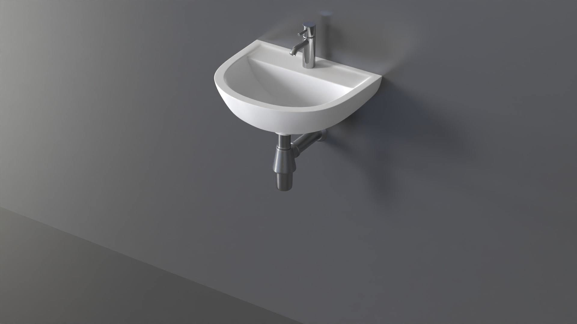 Basin Sink 27 3D model_2