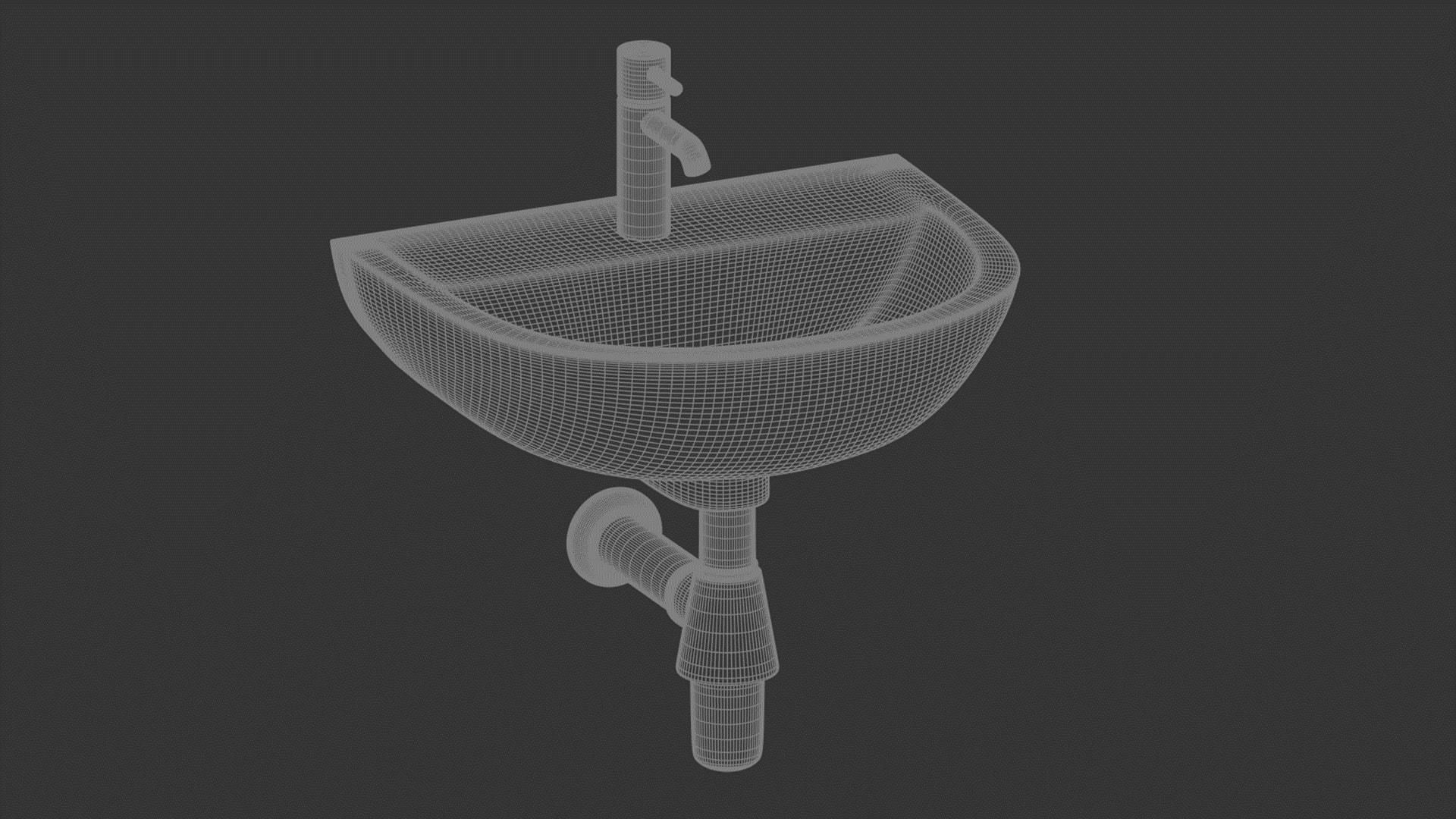 Basin Sink 27 3D model_11