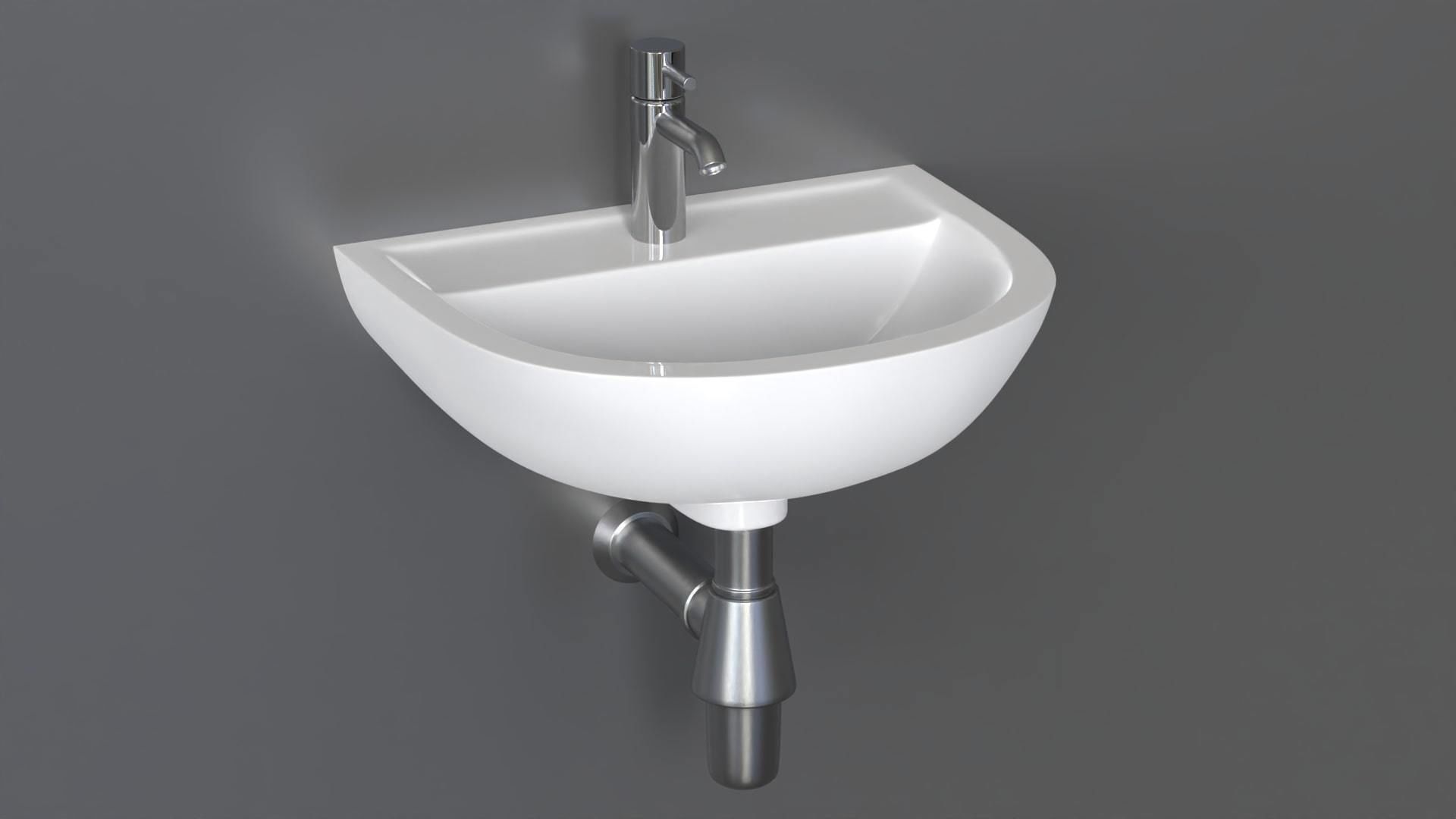 Basin Sink 27 3D model_6