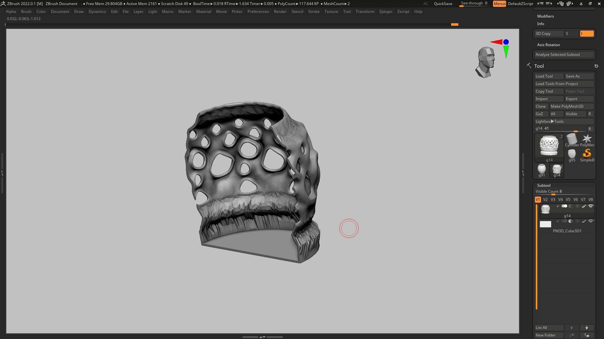 pot g14 3D print model 3D print model_13