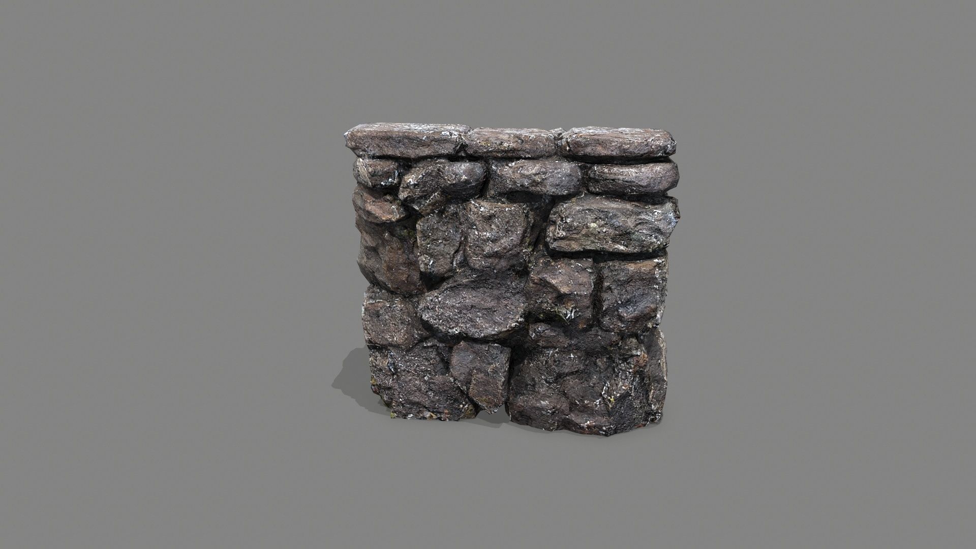 stairs Low-poly 3D model_3