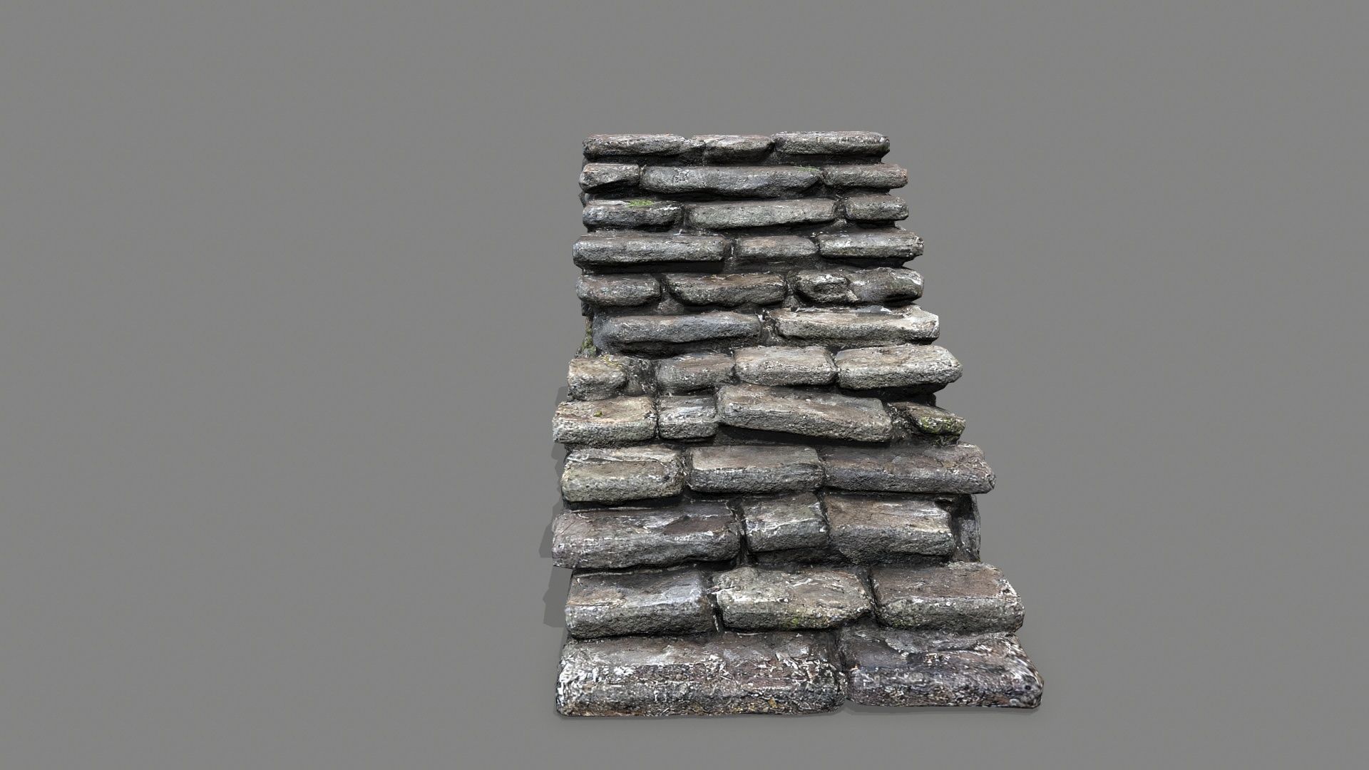 stairs Low-poly 3D model_8