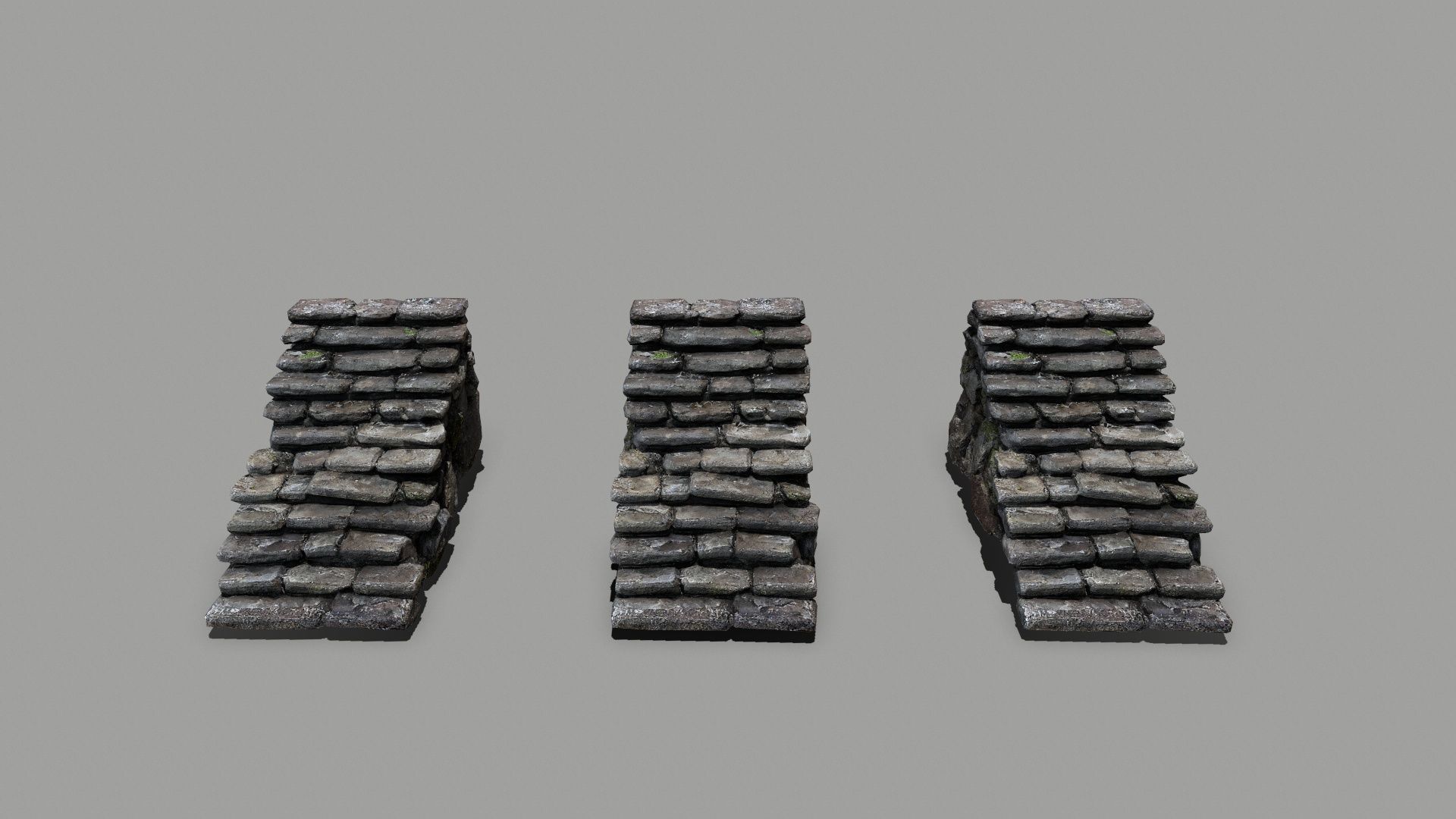 stairs Low-poly 3D model_10