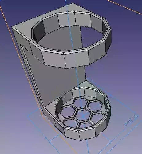 Schalldaempferhalter