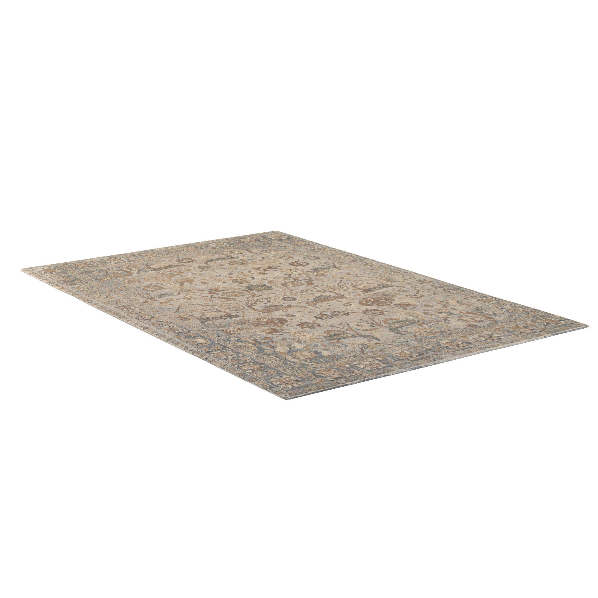 KAARU WOOL RUG 3D model_1
