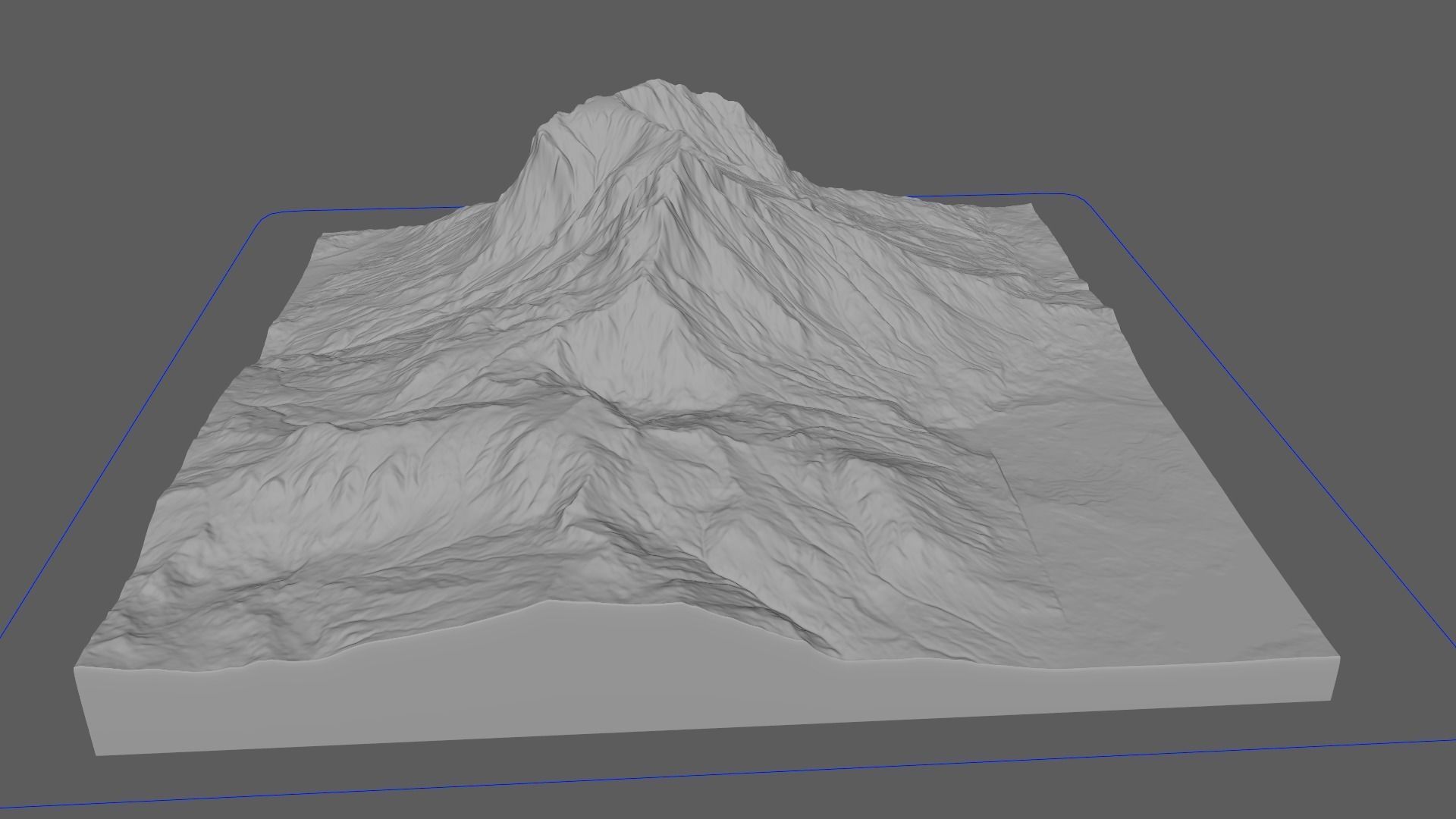 Snow Mountain 3D model_3