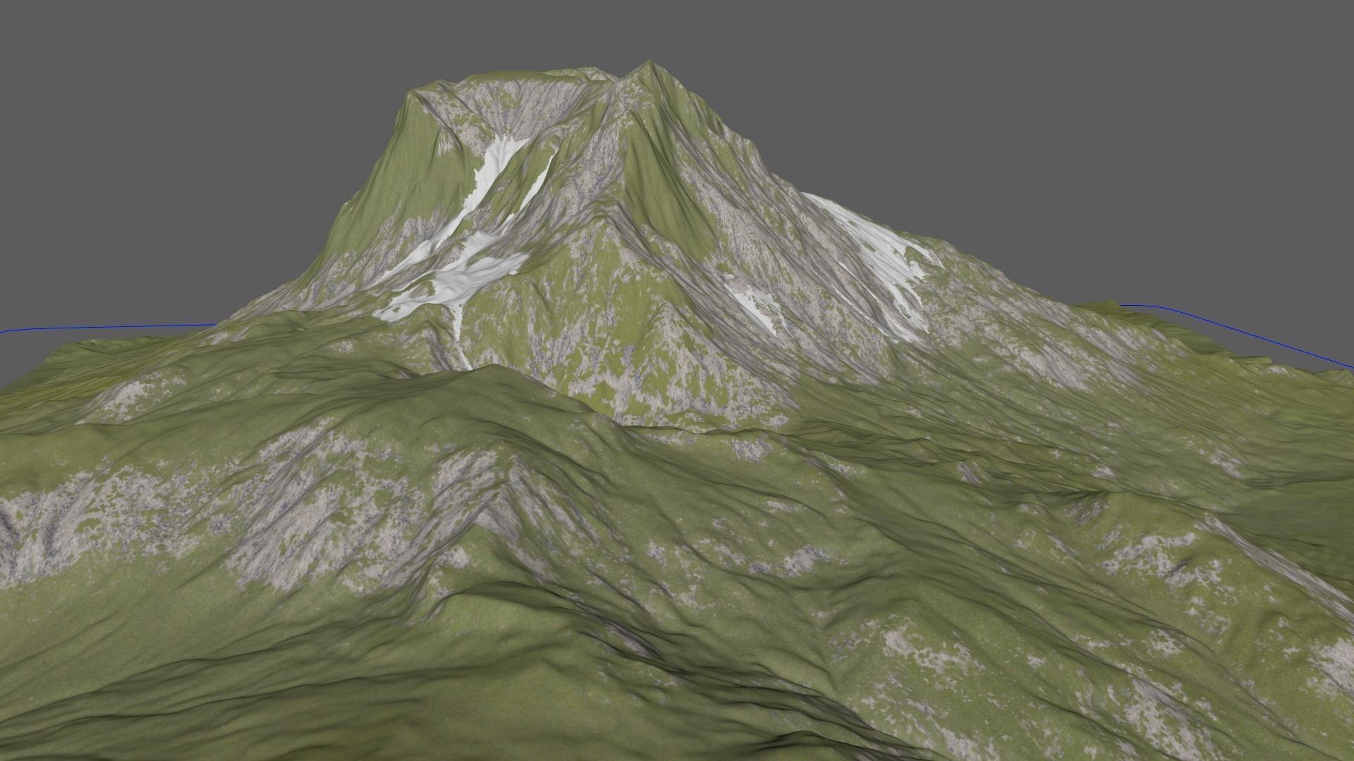 Snow Mountain 3D model_5