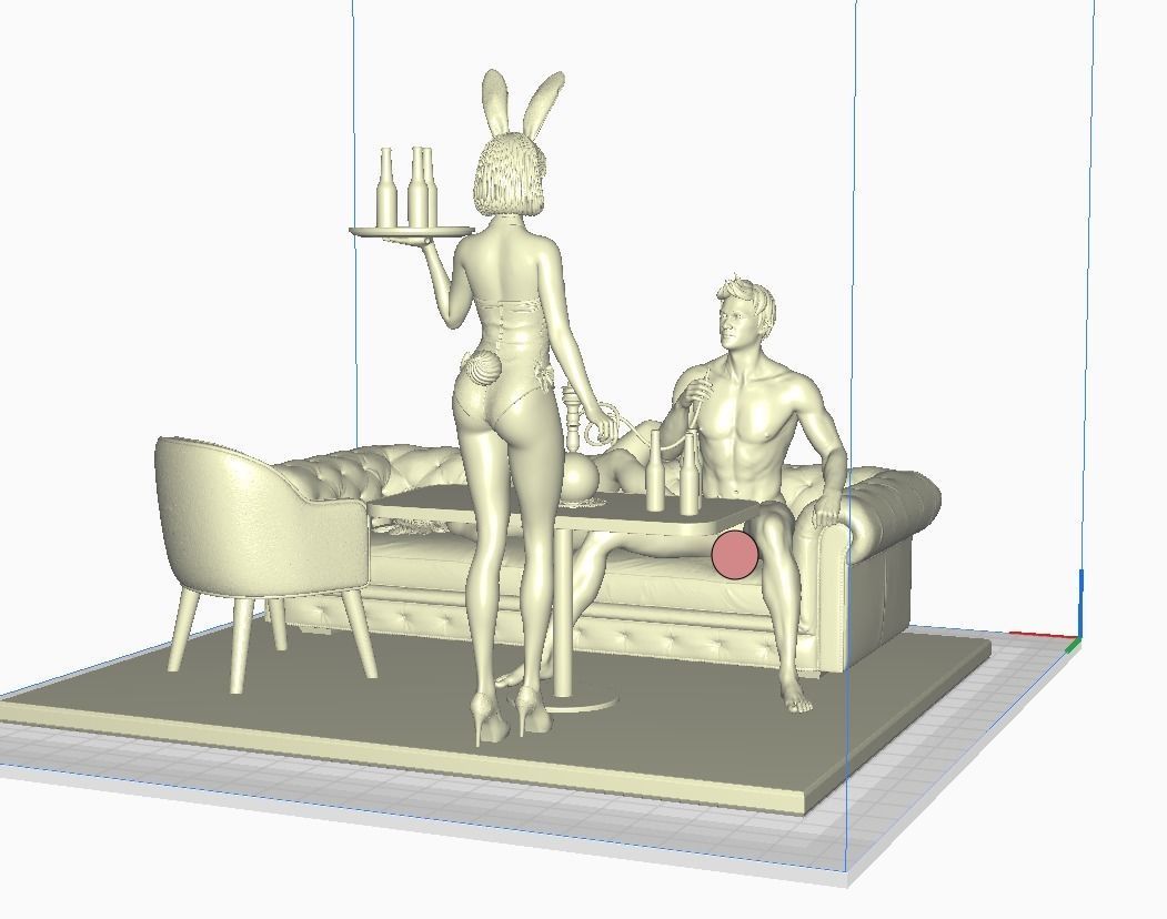 Love Bar Diorama 3D print model_8