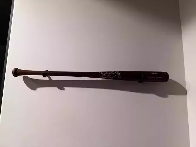 Baseball Bat Holder - Horizontal and Minimal Free 3D print model