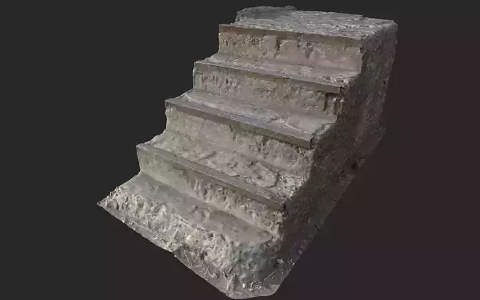 Concrete staircase