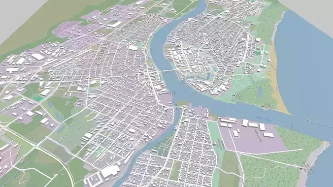 Cityscape Parnu Estonia