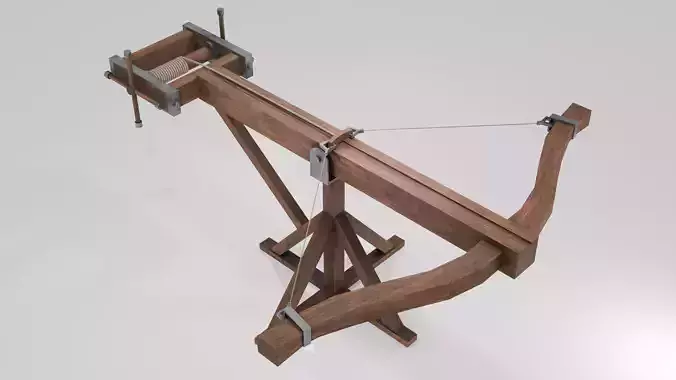 Ballista Low-poly 3D model