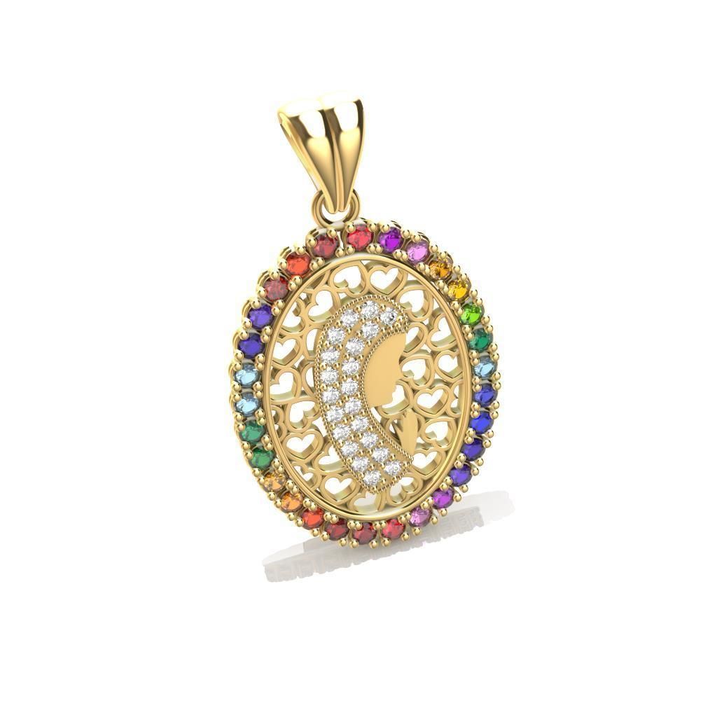 Virgen Maria 3D print model_2