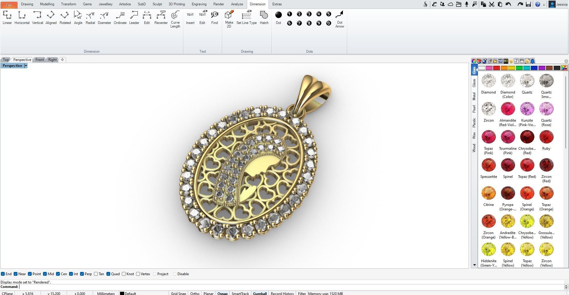 Virgen Maria 3D print model_5