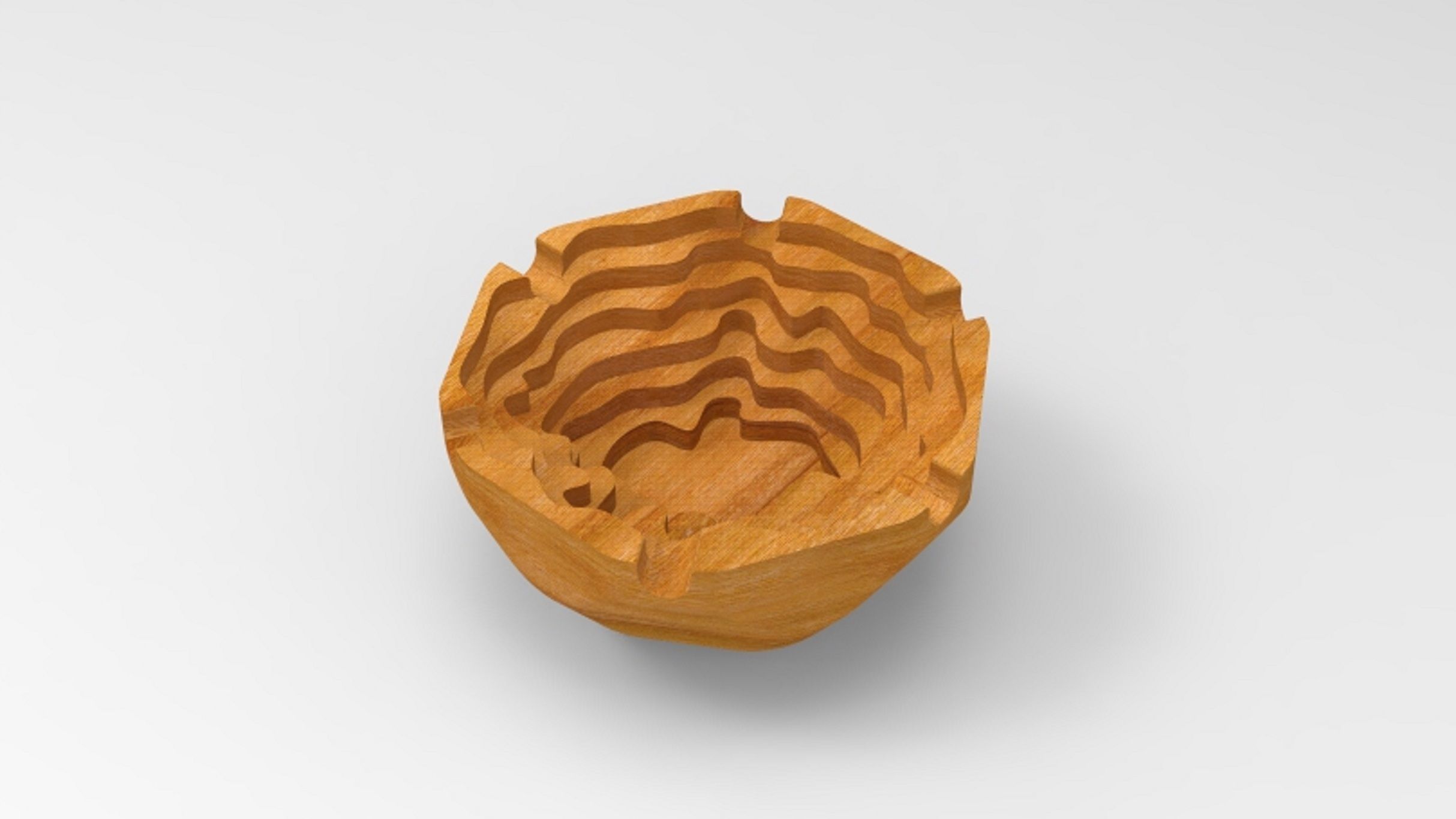 Ashtray Cigar Tray File Dxf Dwg Svg Eps Pdf Ai for CNC Router 3D print model_1