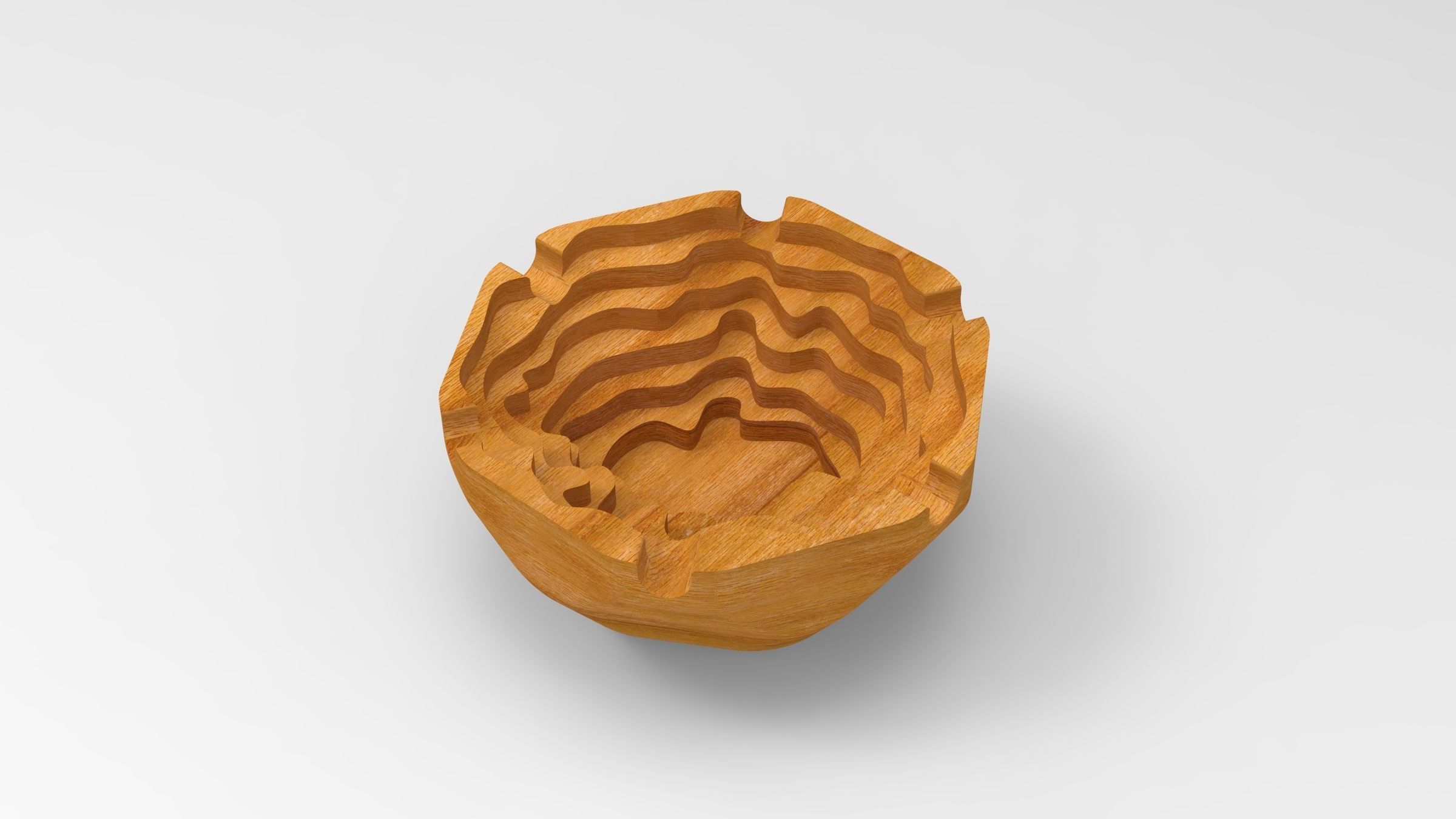 Ashtray Cigar Tray File Dxf Dwg Svg Eps Pdf Ai for CNC Router 3D print model_2