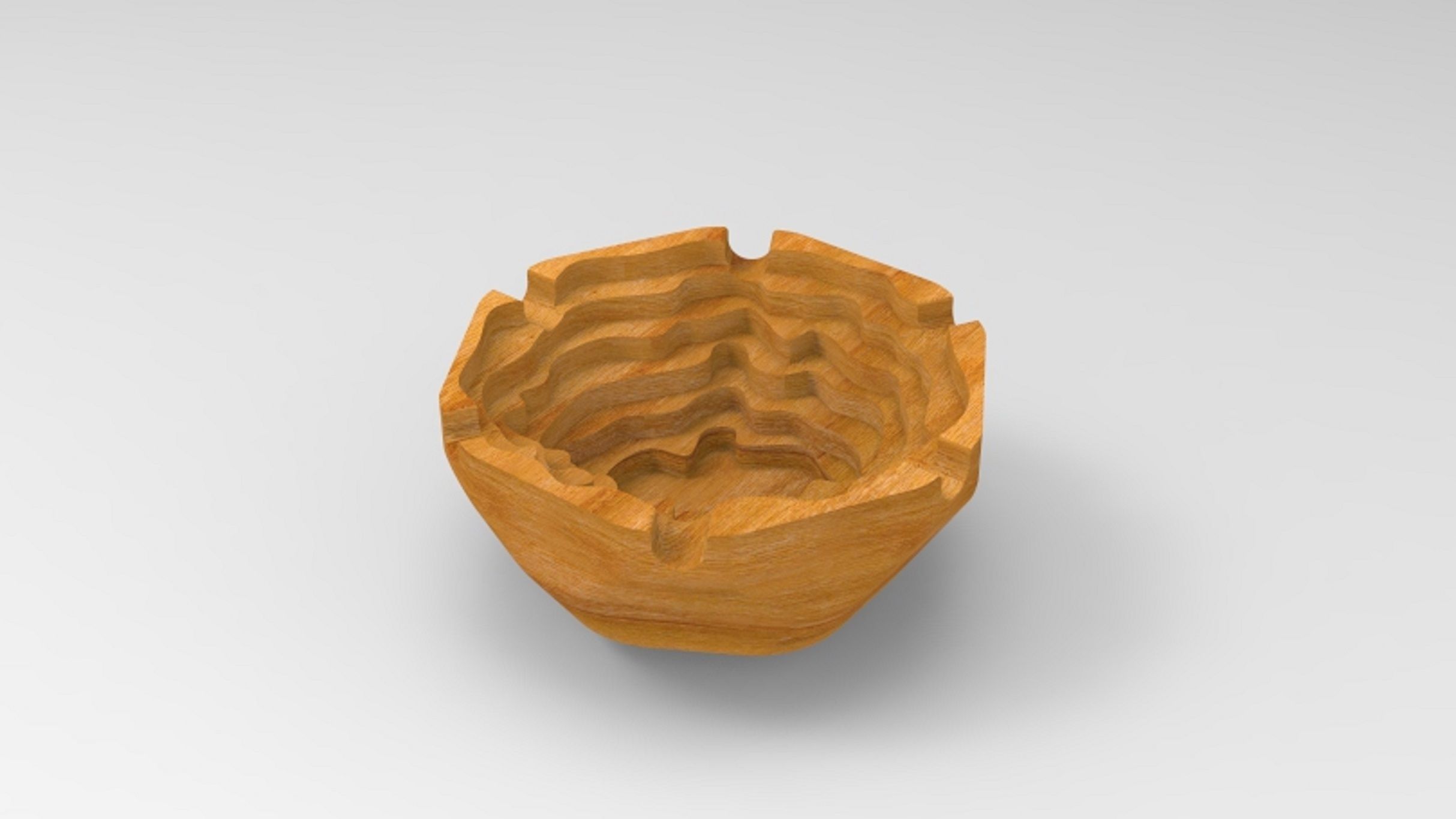 Ashtray Cigar Tray File Dxf Dwg Svg Eps Pdf Ai for CNC Router 3D print model_3