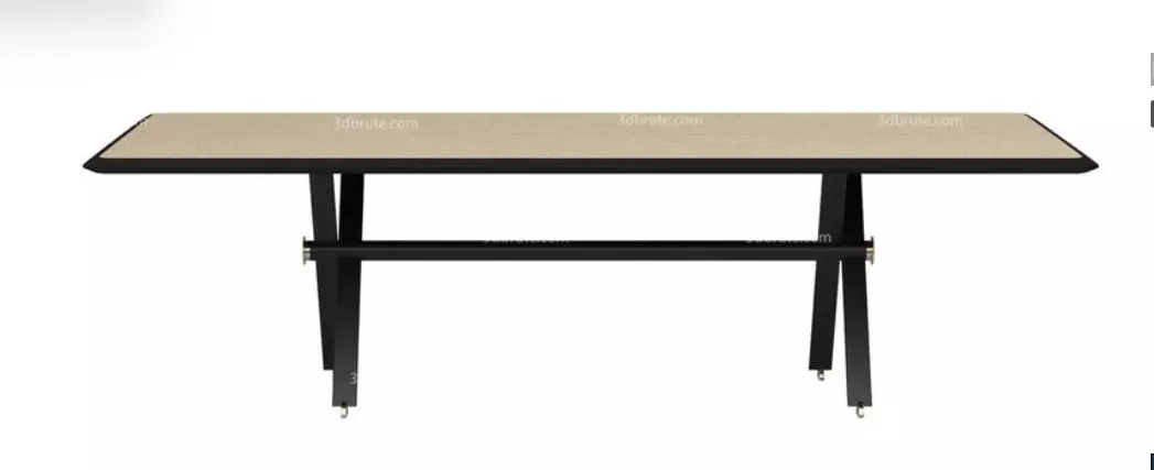 dining table Free 3D print model
