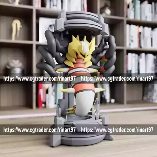 Giratina Origin Forme in the lab from pokemon