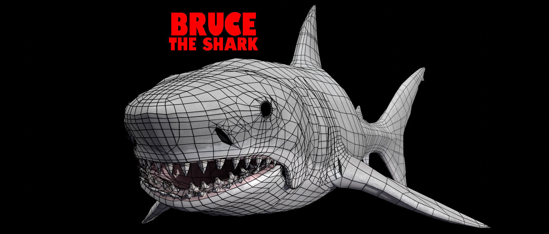 Bruce the Shark from Jaws 3D model_3