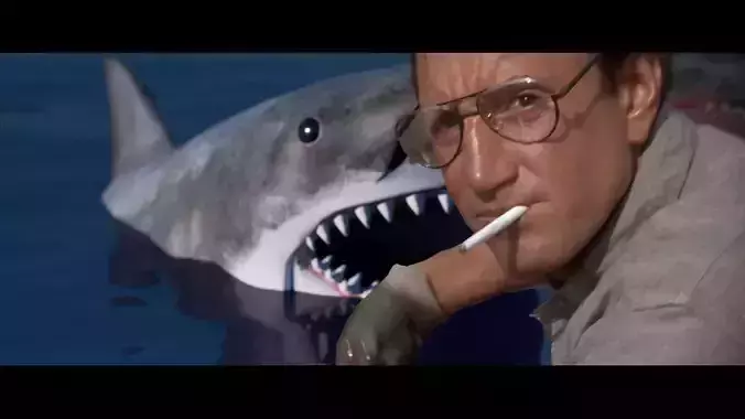 Bruce the Shark from Jaws 3D model