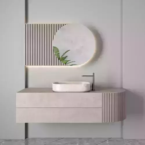 contemporary bathroom furniture set 87