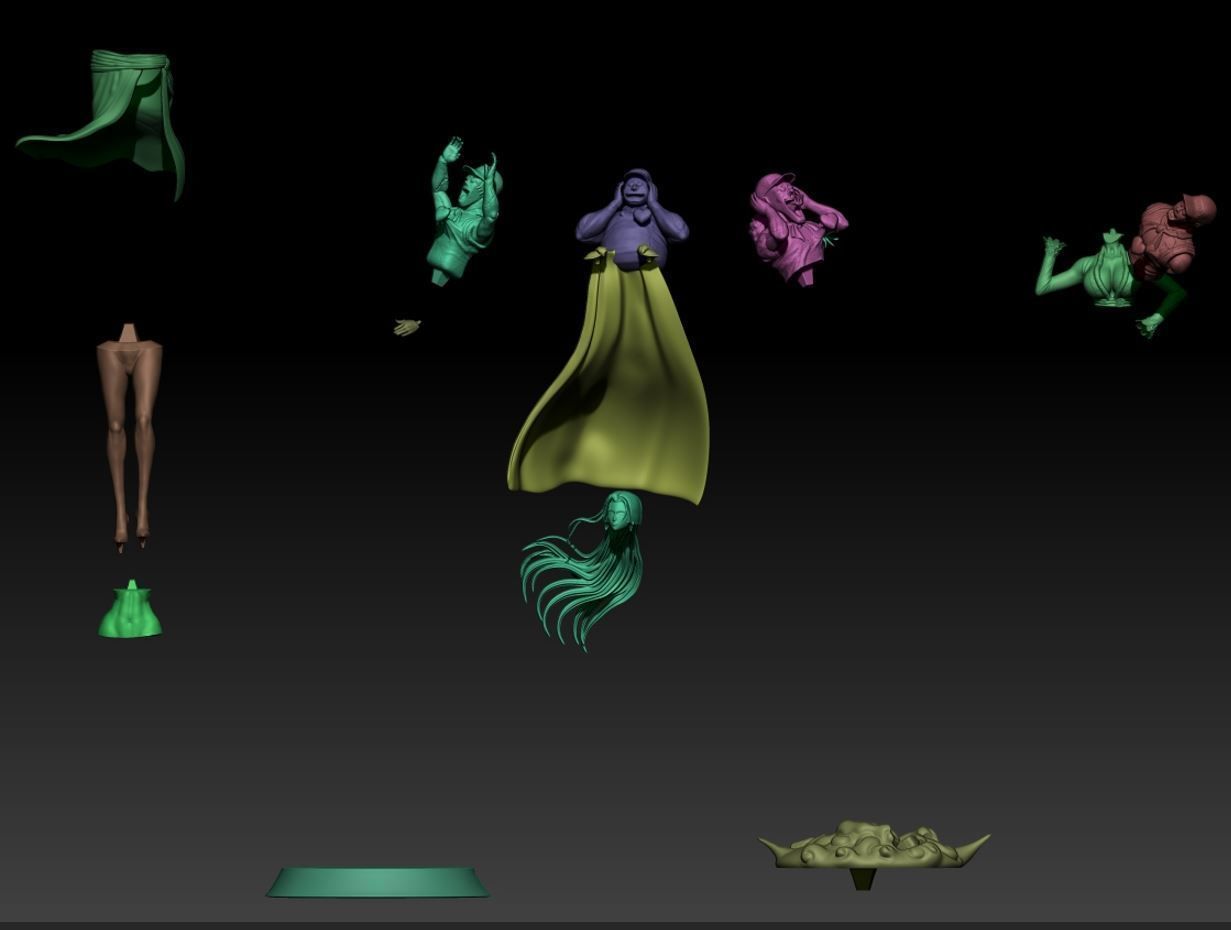 One piece Boa Hancock fan art 3D print model_5