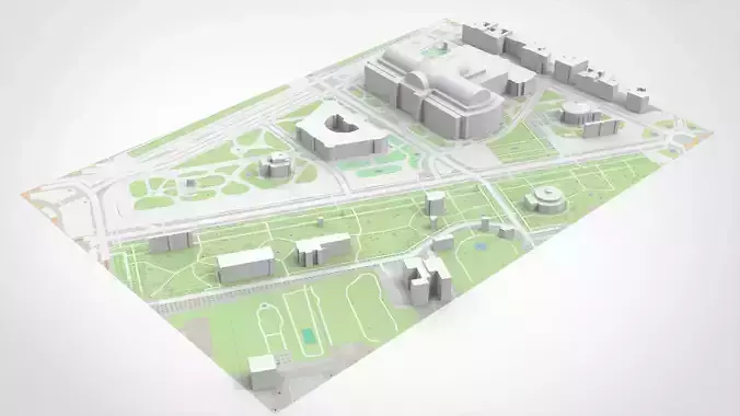 The Grand Palace France 3D model