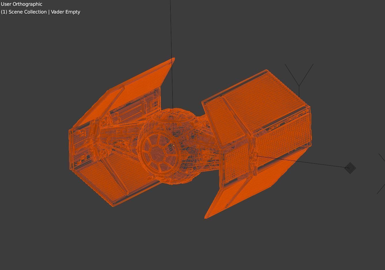 Star Wars Trench Run made in Blender 3D model_9