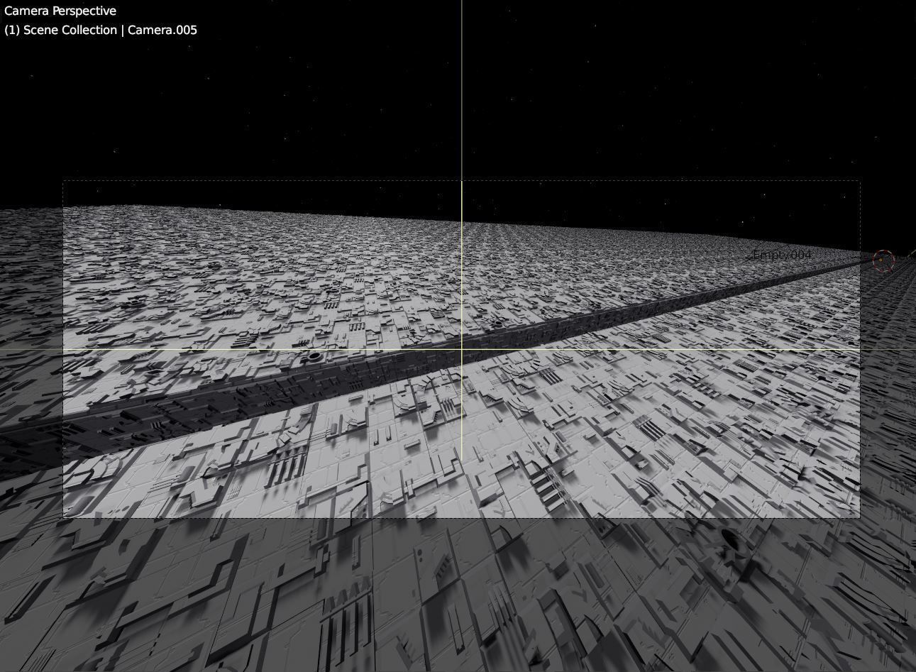Star Wars Trench Run made in Blender 3D model_2