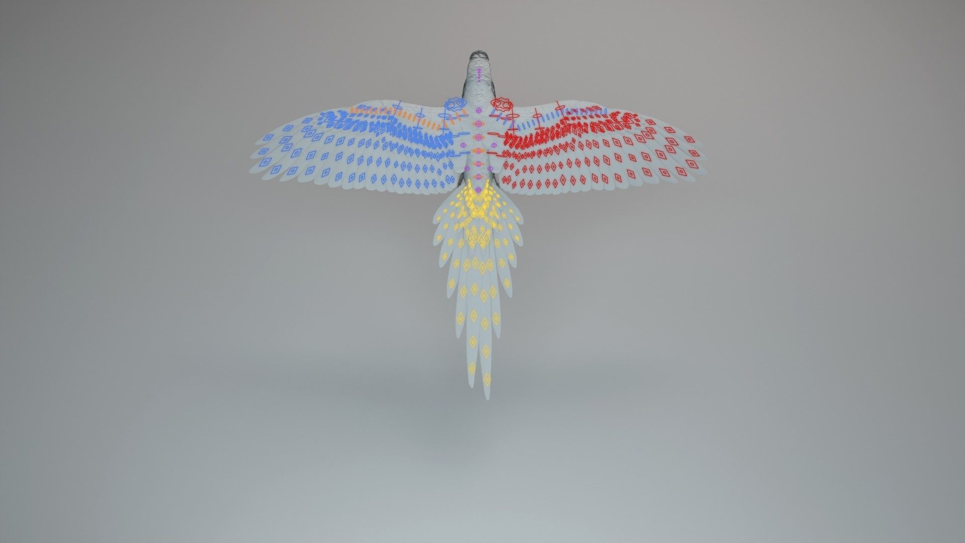 Ara Macao Animation - VFX Grace 3D model_18