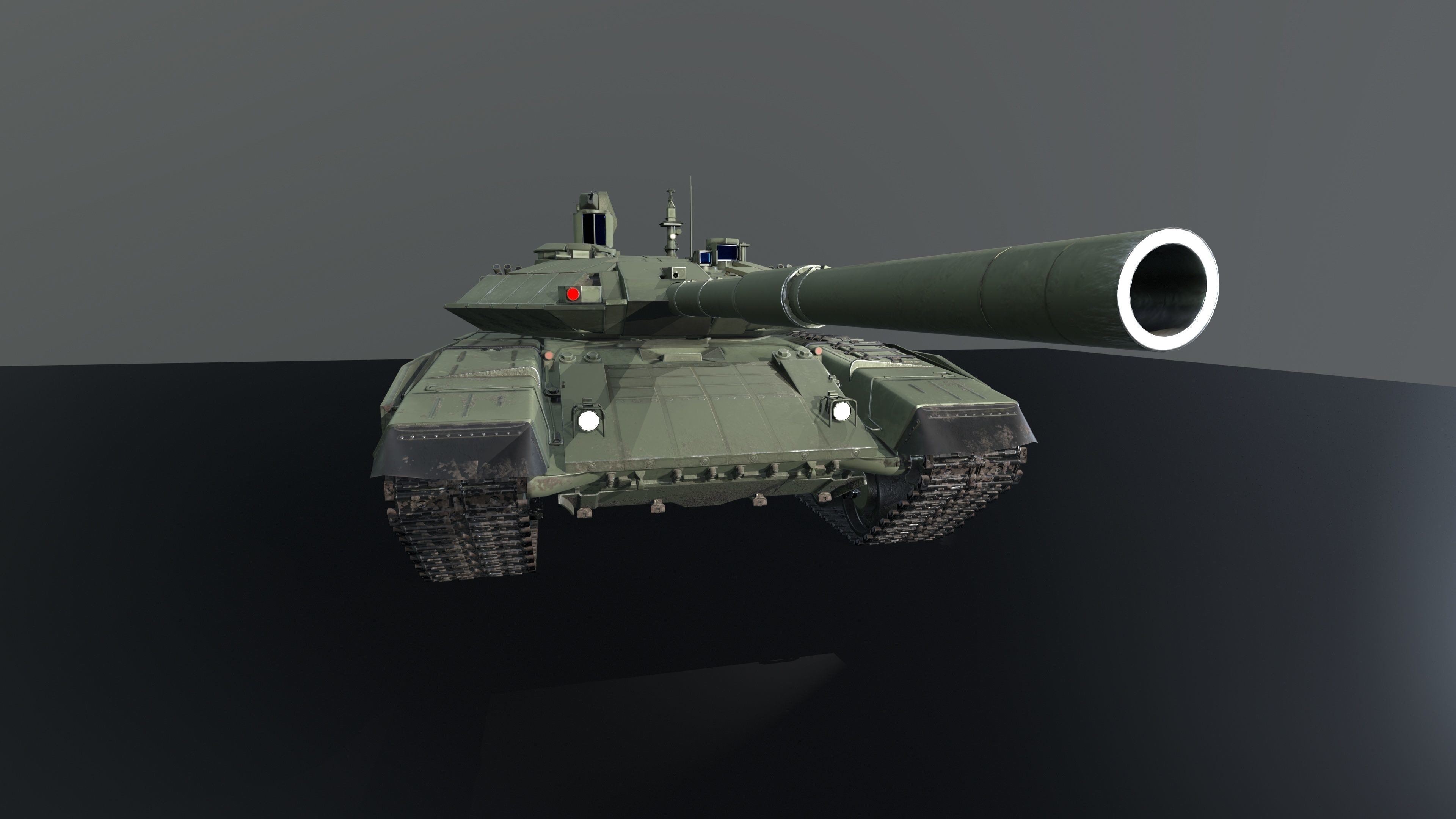 T90M Lowpolygon Low-poly 3D model_11