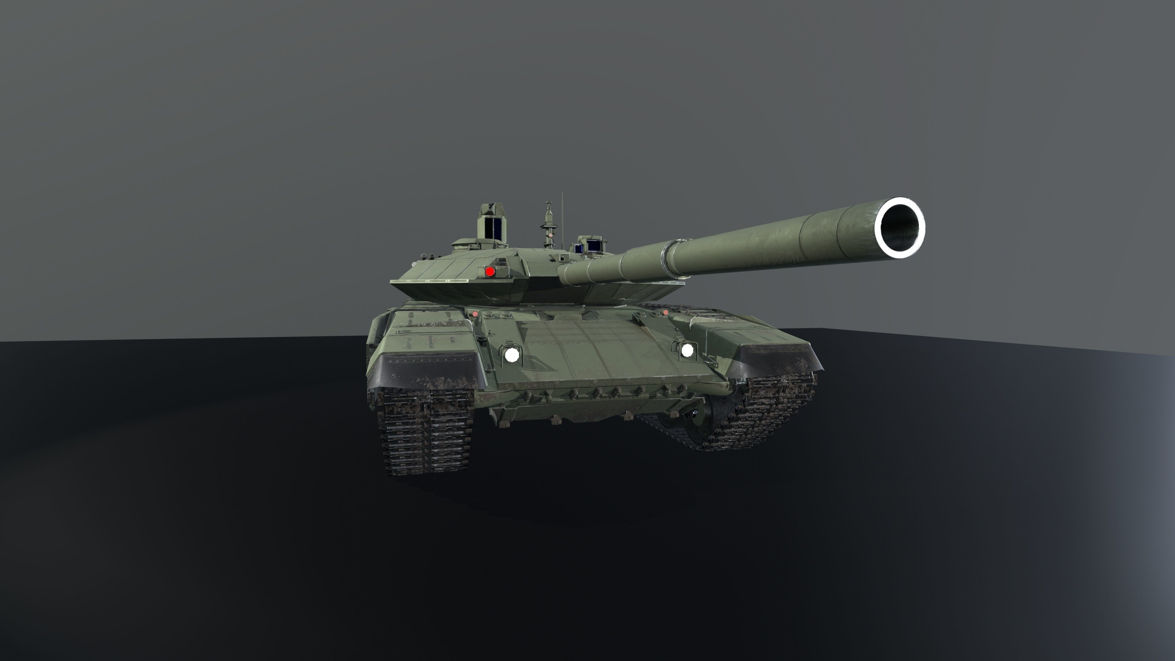 T90M Lowpolygon Low-poly 3D model_7