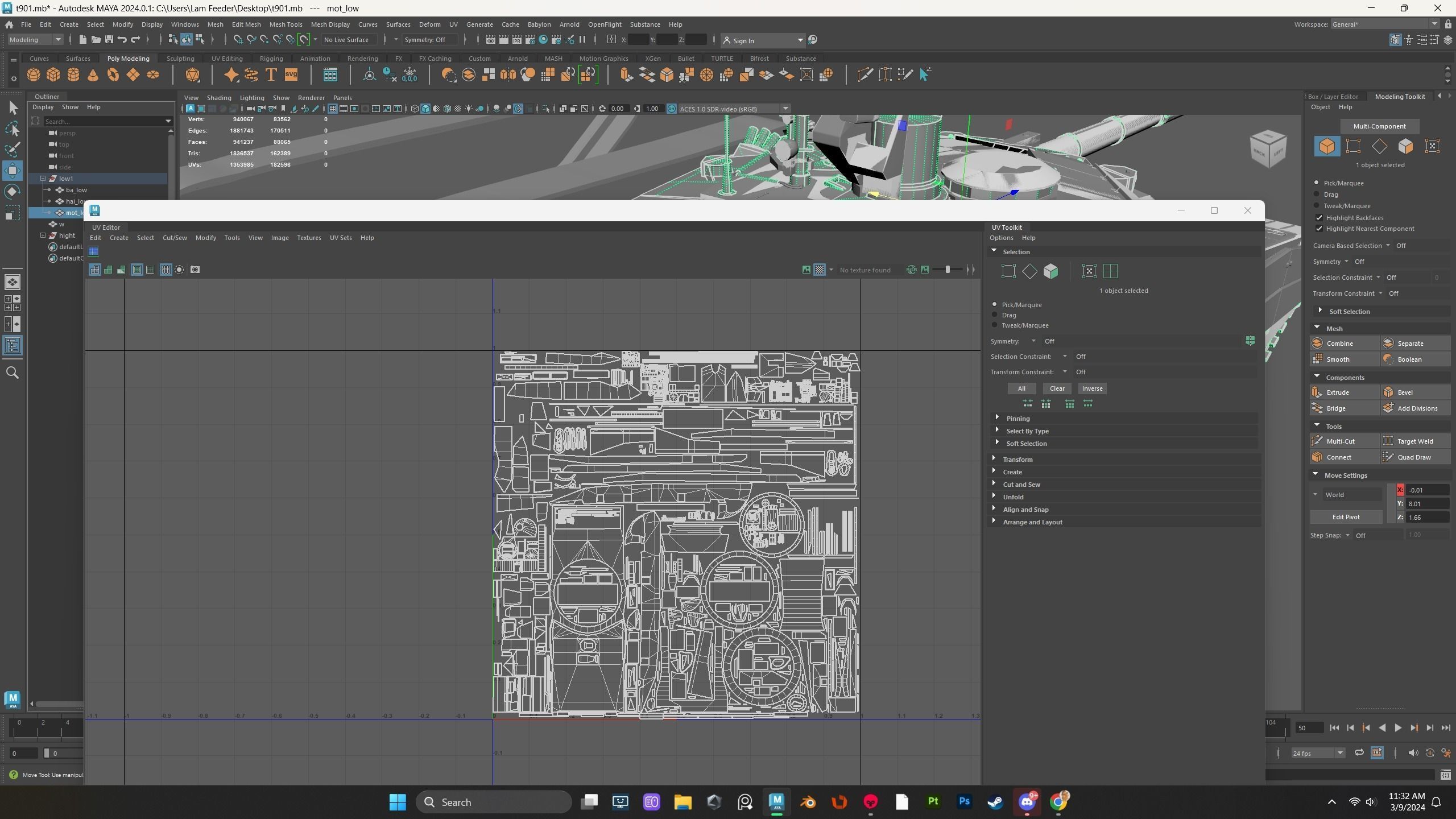 T90M Lowpolygon Low-poly 3D model_17