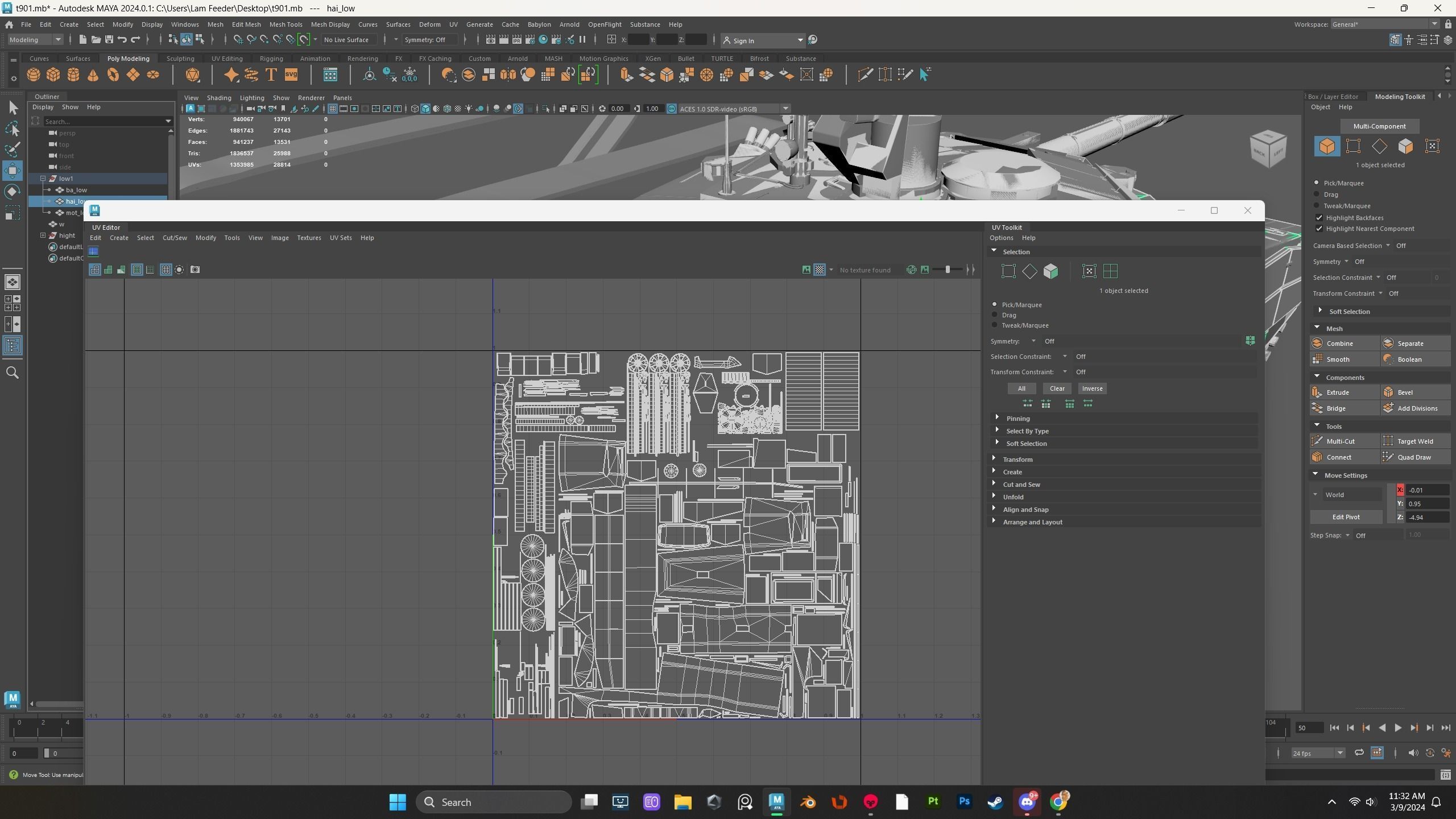T90M Lowpolygon Low-poly 3D model_18