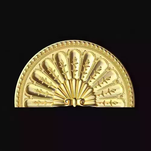 Central decor ornament for furniture