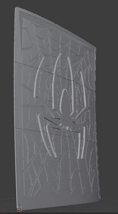 Spiderman PS5 Faceplate Custom Playstation 5 Side Panel 3D print model_6